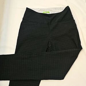 Swing Control Black Pull On Stretch Golf Pants, Size 8